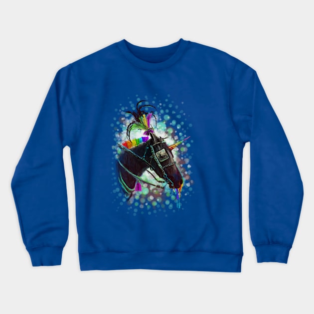 Slave Unicorn Crewneck Sweatshirt by uwanlibner